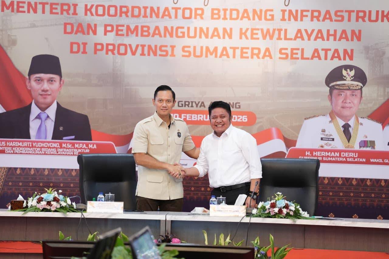 Governor Herman Deru Conveys Strategic Aspirations to Coordinating Minister AHY to Accelerate South Sumatera Infrastructure